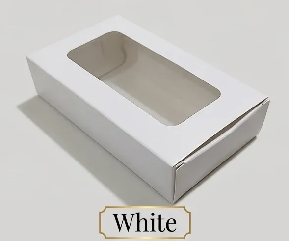 Premium mini return gift box in matte black with custom branding