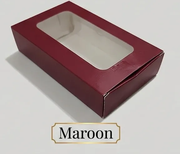 Premium mini return gift box in matte black with custom branding